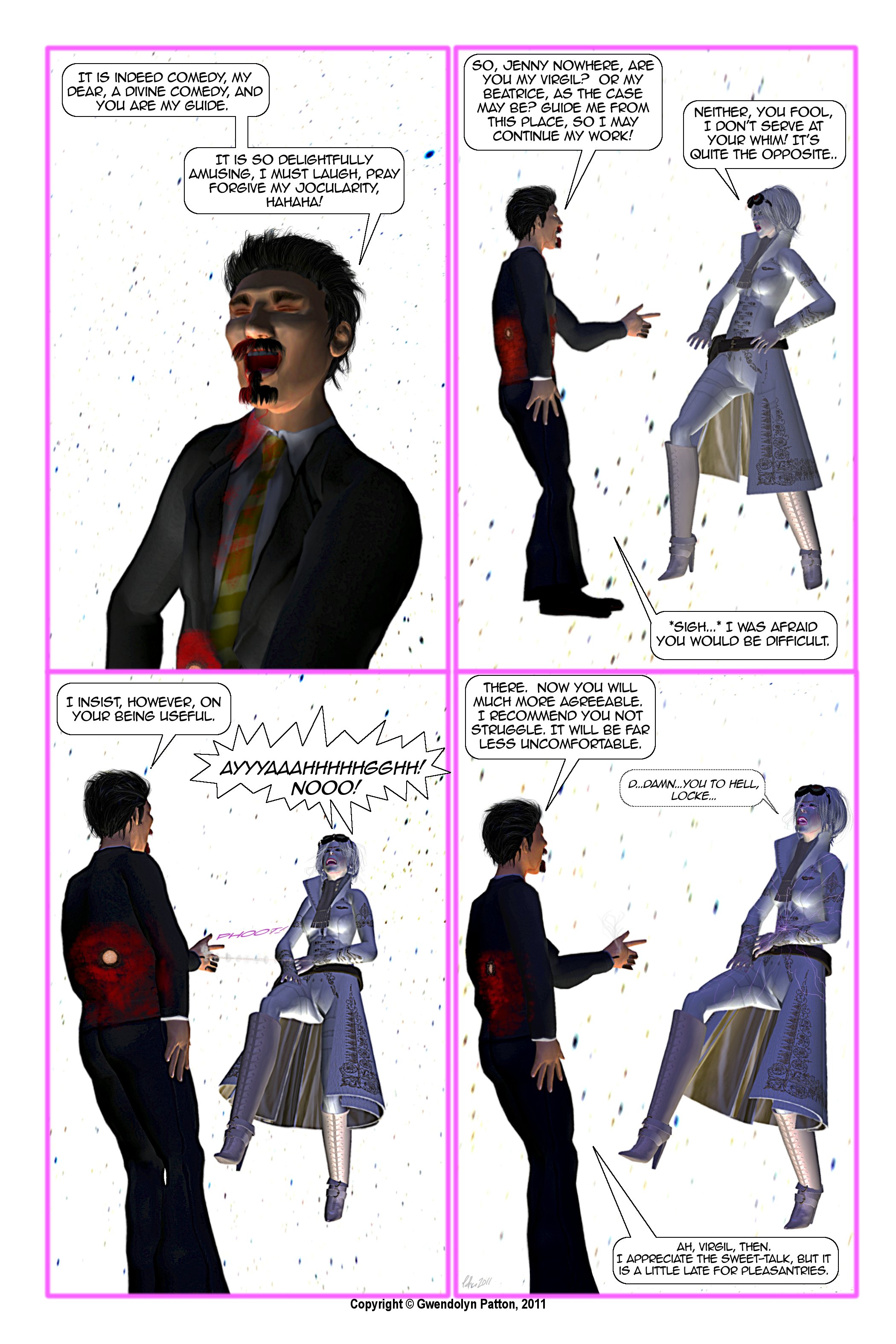 Zappy stuff again. Always with the zappy stuff... Zappy stuff again. Always with the zappy stuff...