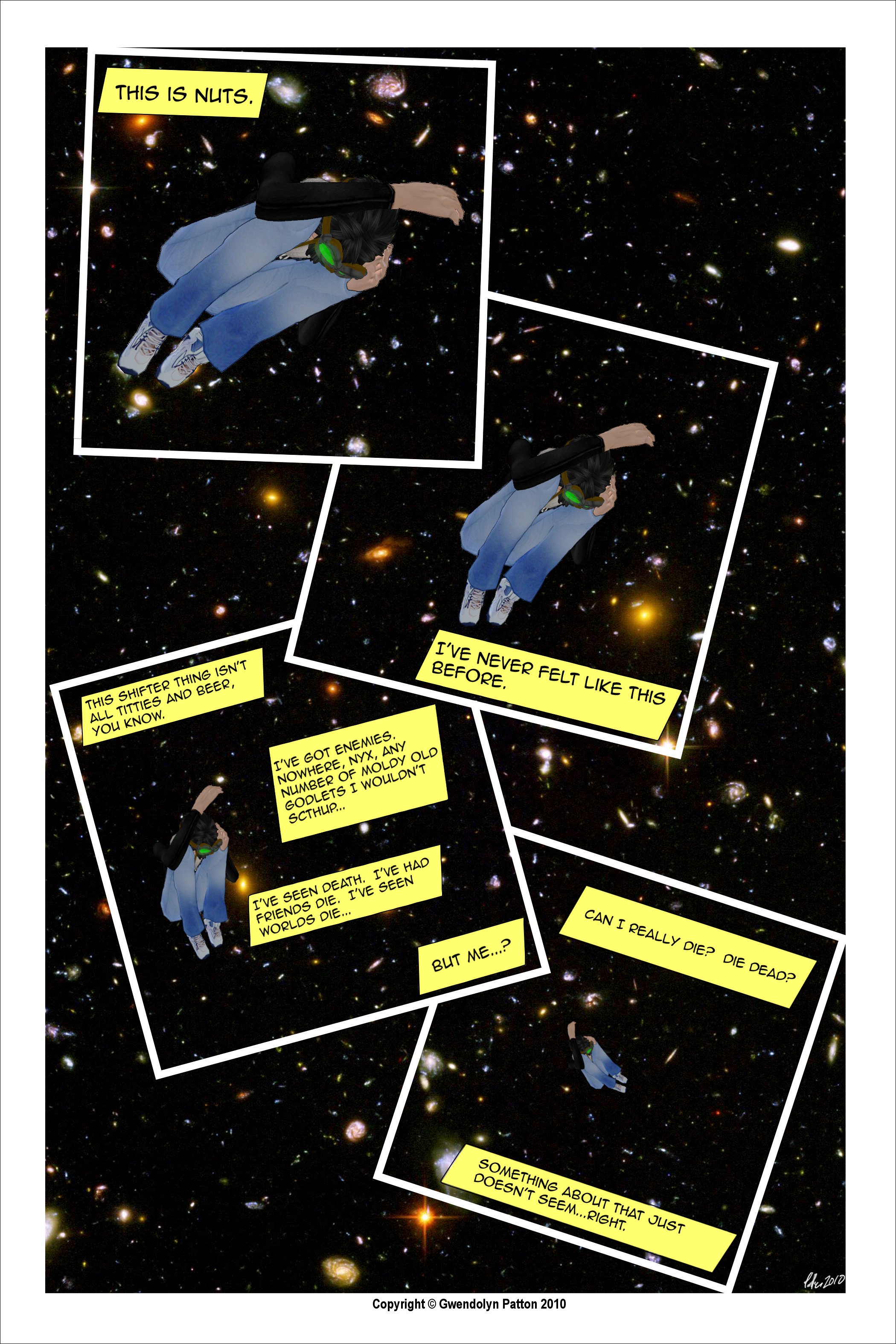 Whoa, Infinite spins...worse than room spins.