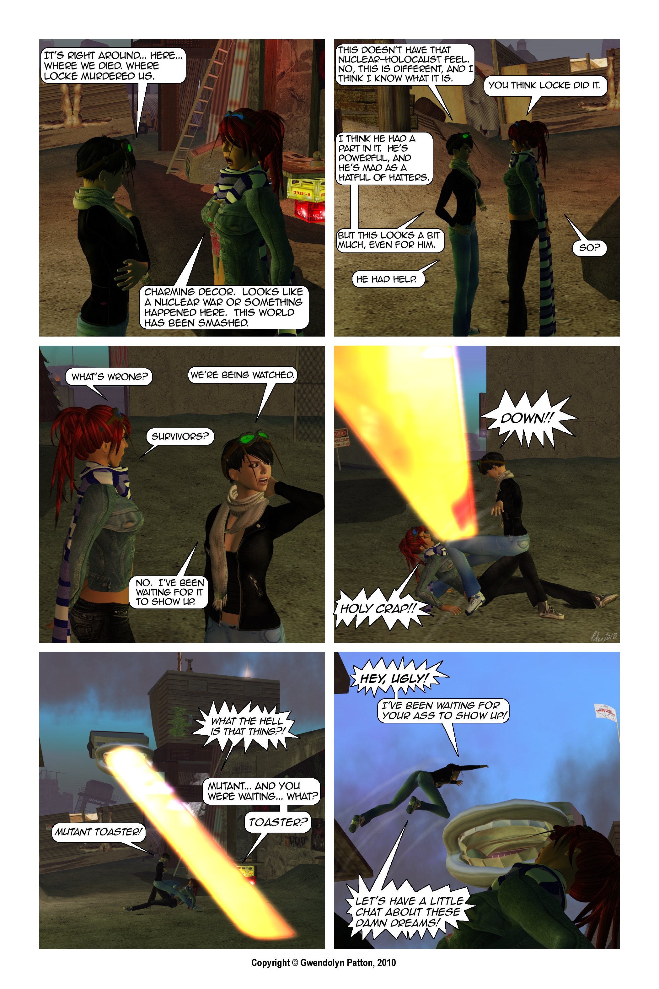 Stop, drop, and toast!