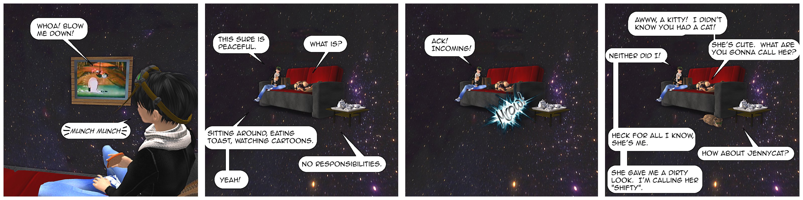 My cat caught a mouse today.  I was very proud.