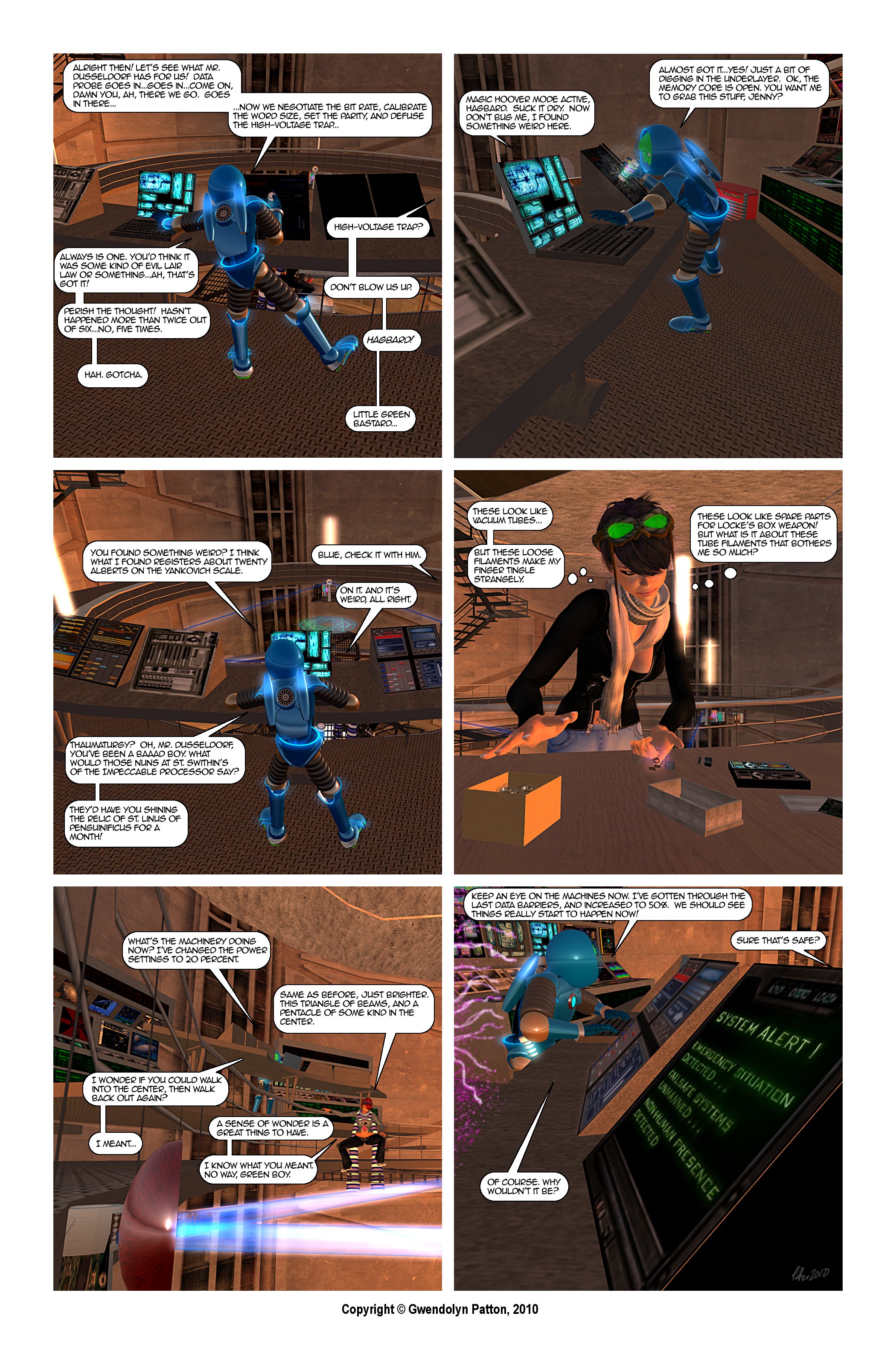 It's got molten lava and catwalks...of course it has high-voltage traps!