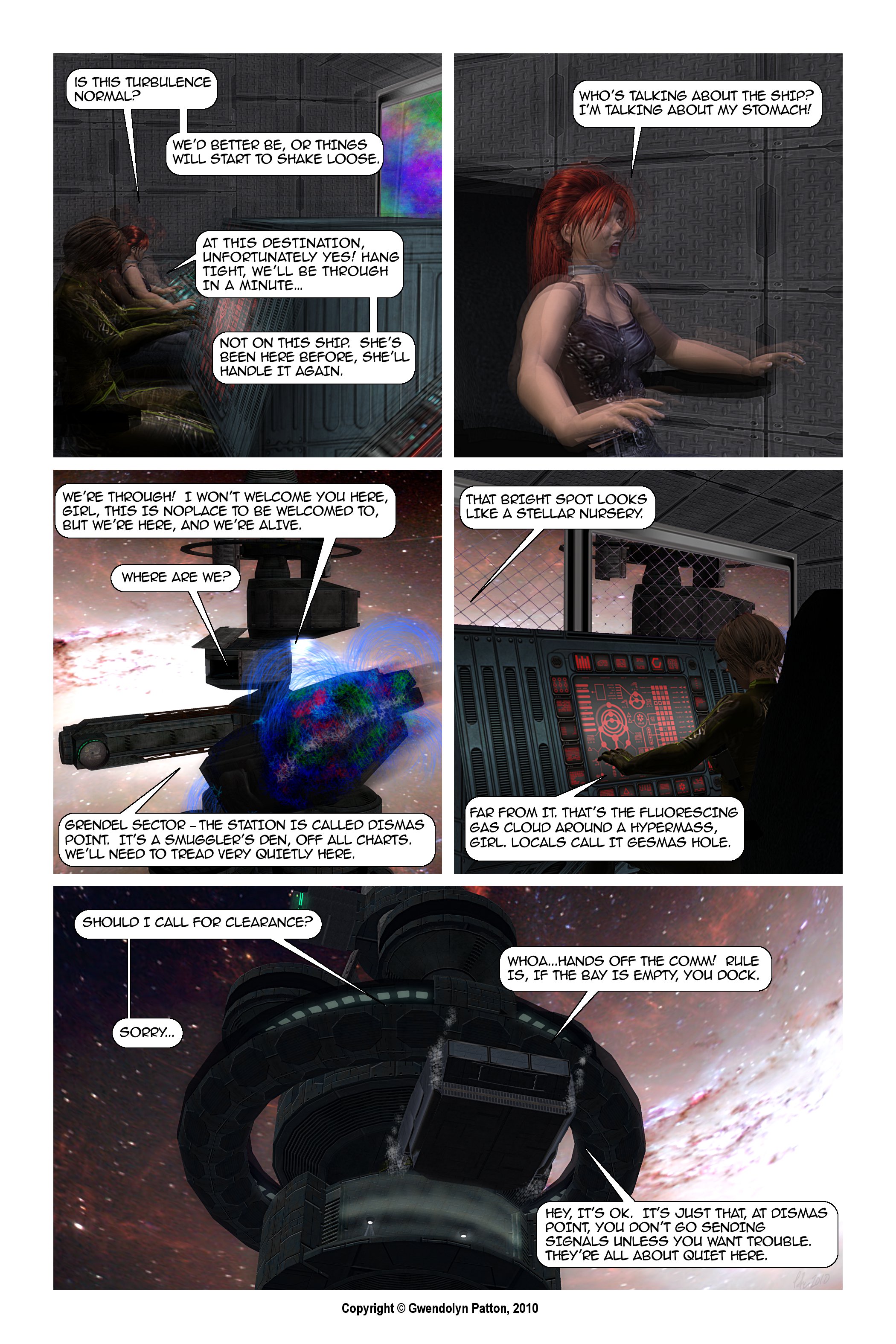 A wretched hive of scum and...OW!