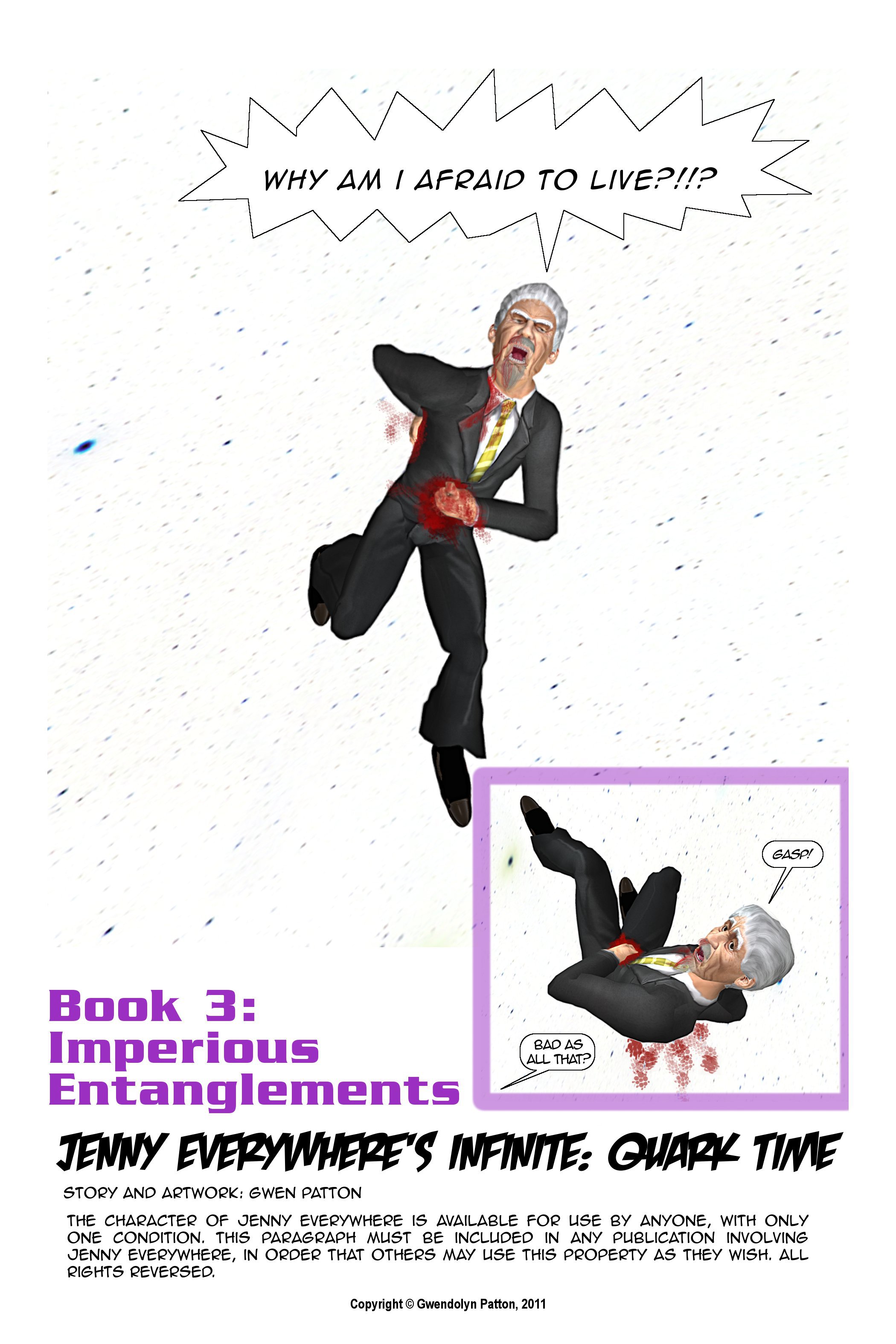 I guarantee you, he won't suddenly draw a shark.